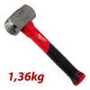 Bαριά διπλής όψεως 1.36kg με λαβή Fibreglass Milwaukee 4932478255