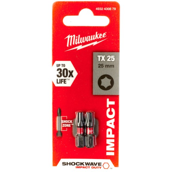 Milwaukee Torx 25mm 4932430879 2τμχ