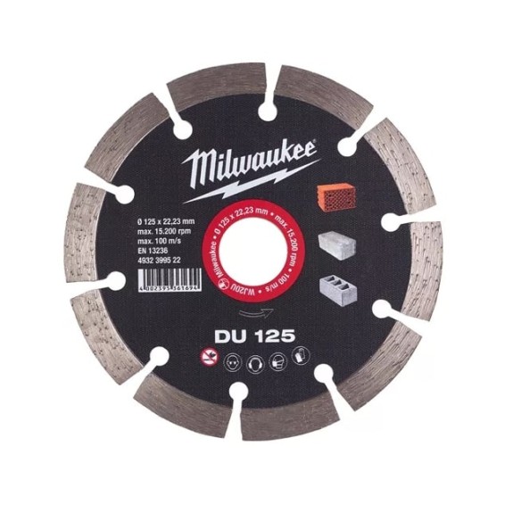 Διαμαντόδισκος DU 125x22 Milwaukee 4932399522